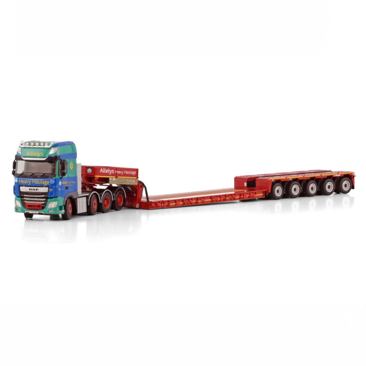 WSI Allelys DAF XF SSC MY2017 8x4 with 5 Axle Euro Pendle-X Low Loader