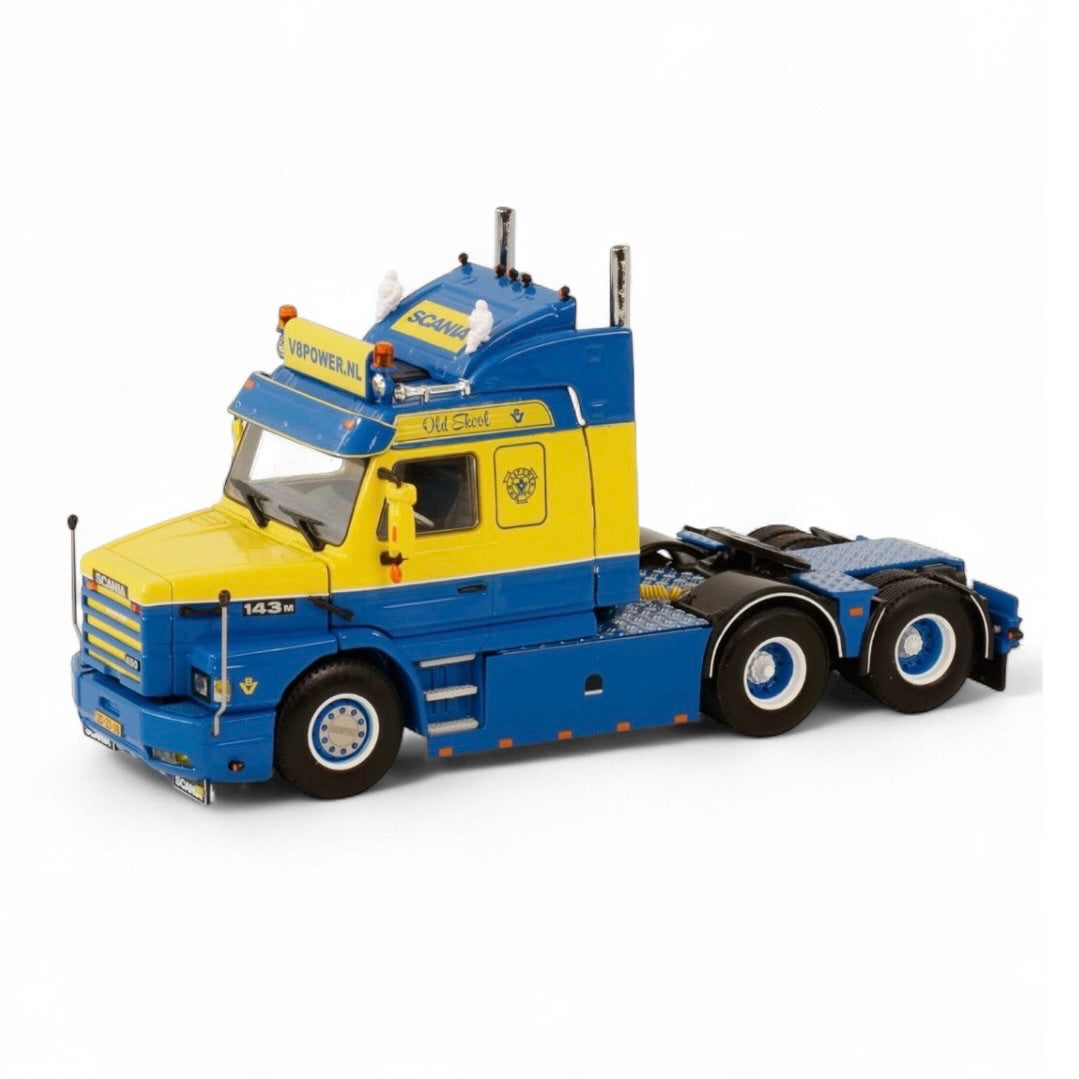 WSI Scania 143M 450 Torpedo Streamline 6x2 Tag Axle "V8Power.NL"