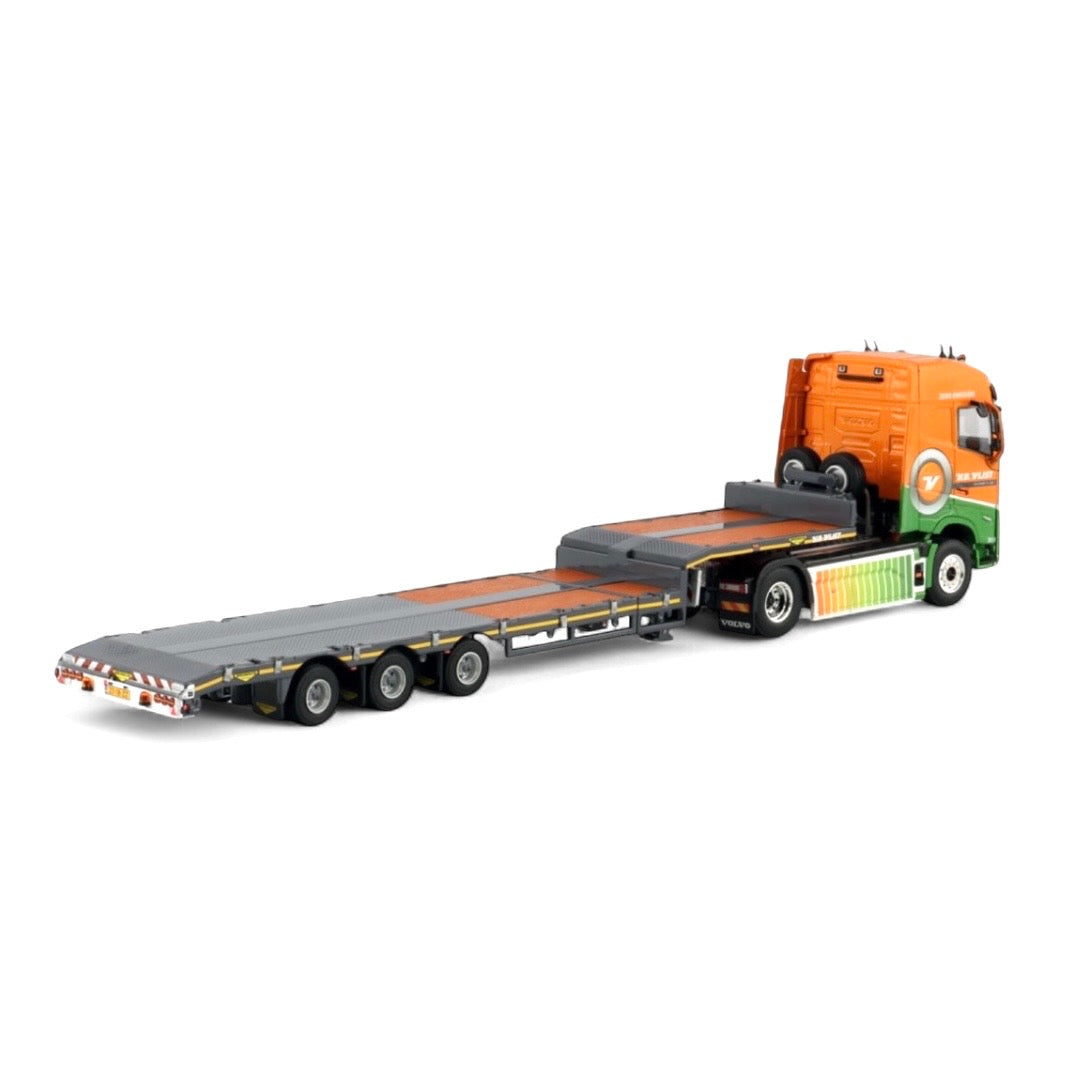 WSI Van Der Vlist Groot Ammers Volvo FH5 Globetrotter Electric with Broshuis Semi Low Loader