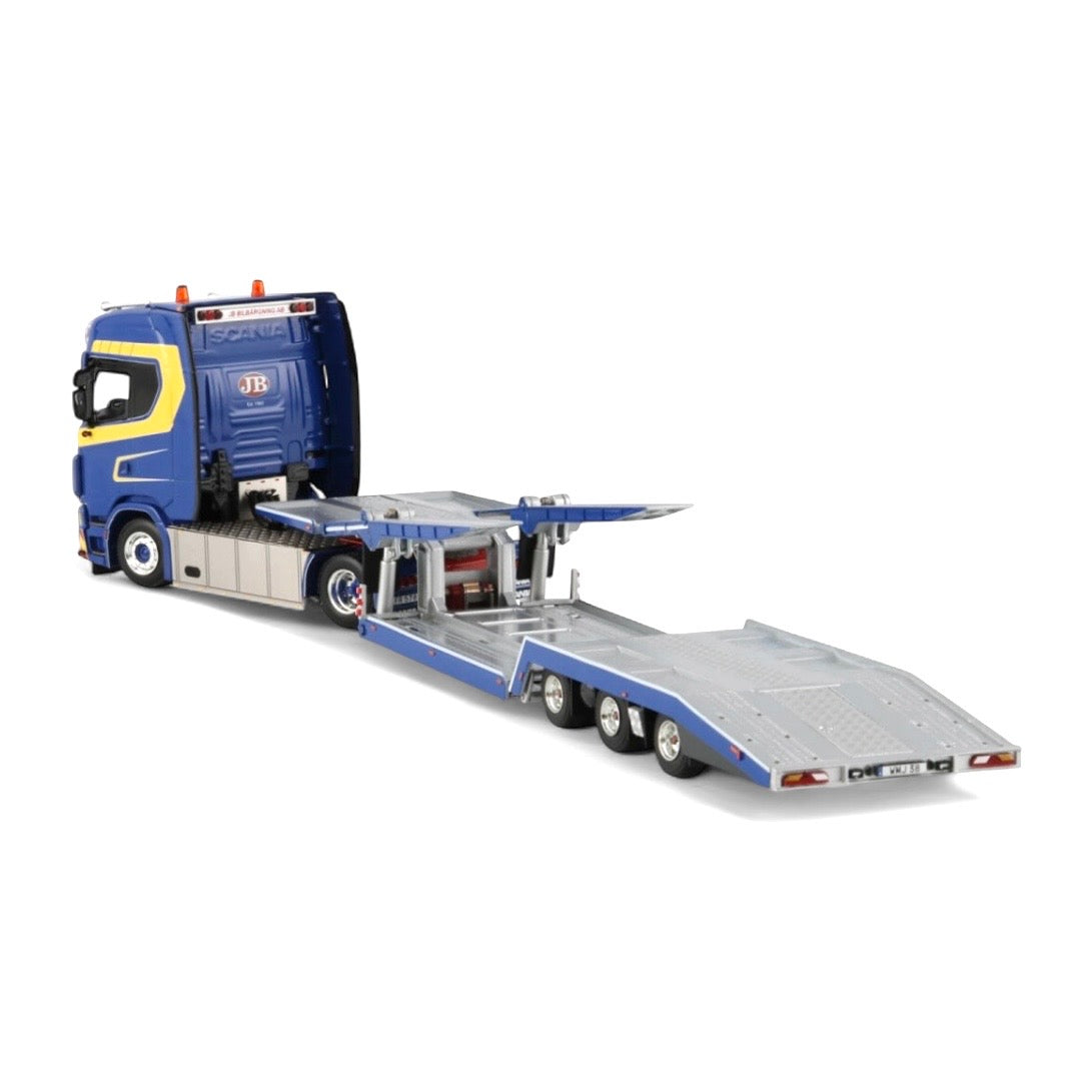 WSI JB Bilbargning Recovery Scania S with Truck Transporter Trailer