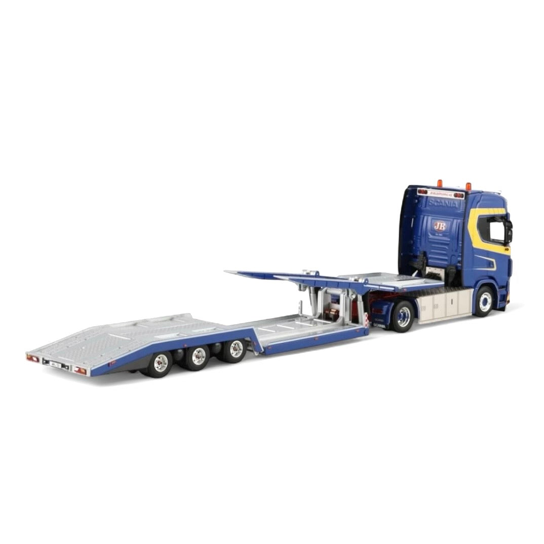 WSI JB Bilbargning Recovery Scania S with Truck Transporter Trailer