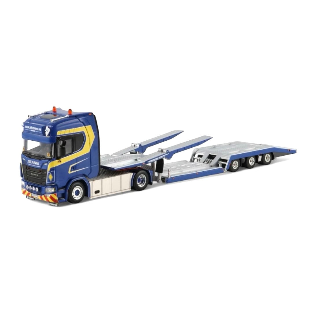 WSI JB Bilbargning Recovery Scania S with Truck Transporter Trailer
