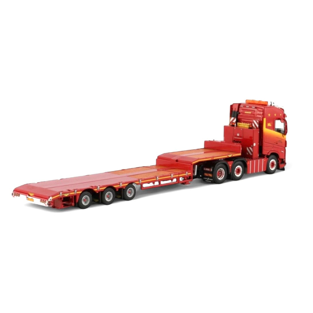 WSI Klaas Kuiper Transport Volvo FH5 Globetrotter 6x2 with Broshuis Semi low Loader