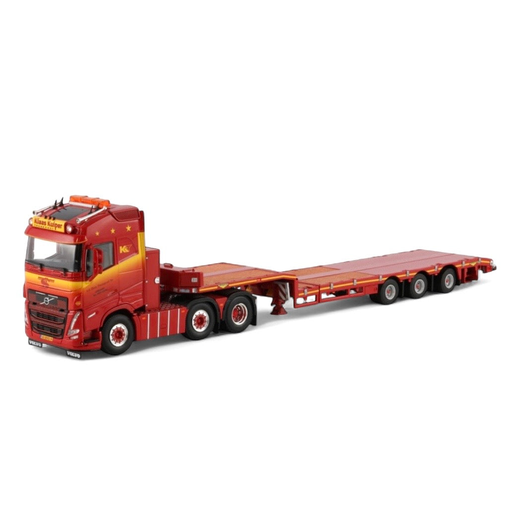 WSI Klaas Kuiper Transport Volvo FH5 Globetrotter 6x2 with Broshuis Semi low Loader