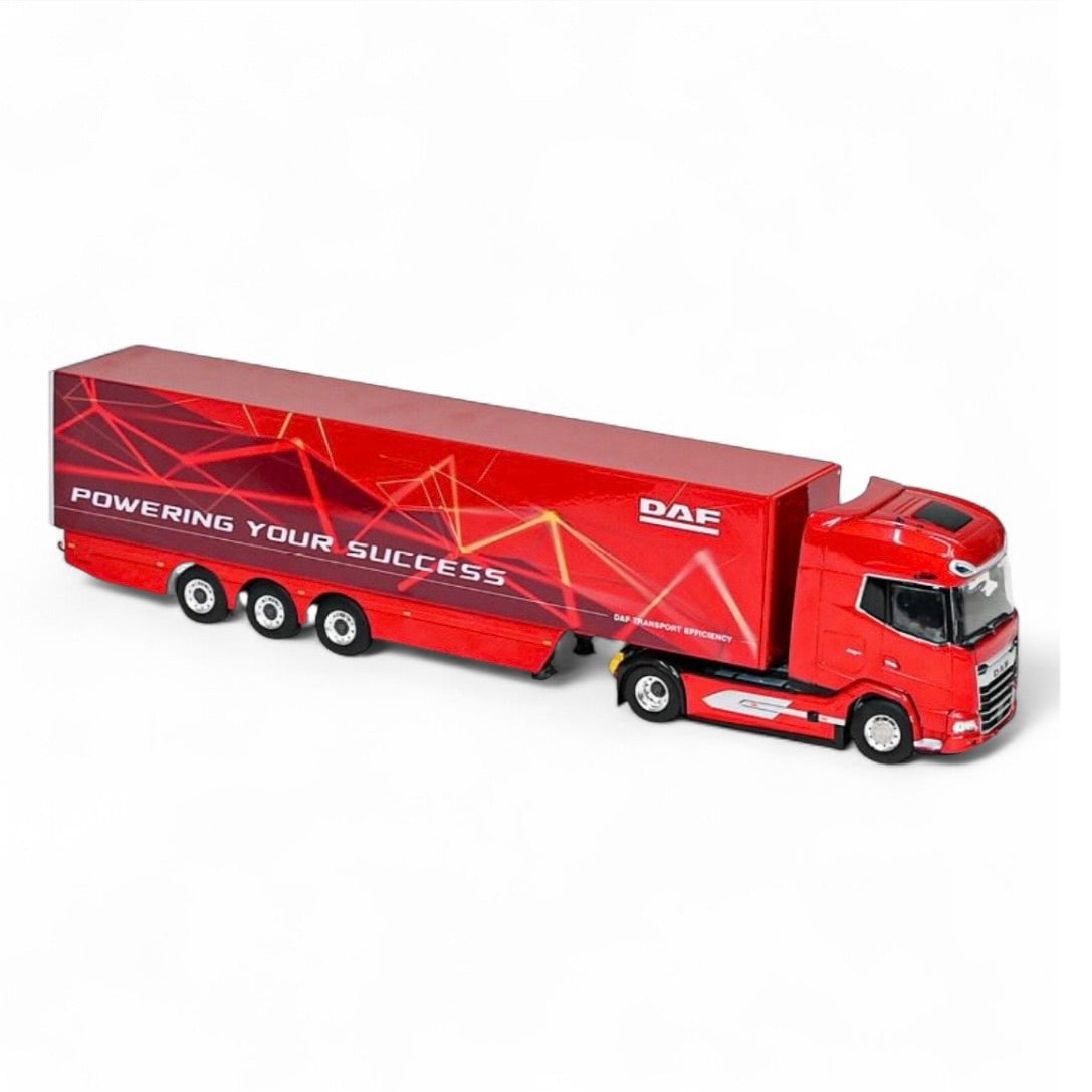 WSI DAF XG+ MY25 4x2 with 3 Axle Box Trailer "Powering Your success" Dealer Model