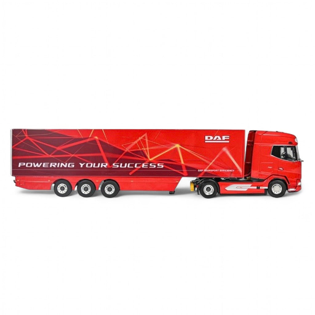 WSI DAF XG+ MY25 4x2 with 3 Axle Box Trailer "Powering Your success" Dealer Model