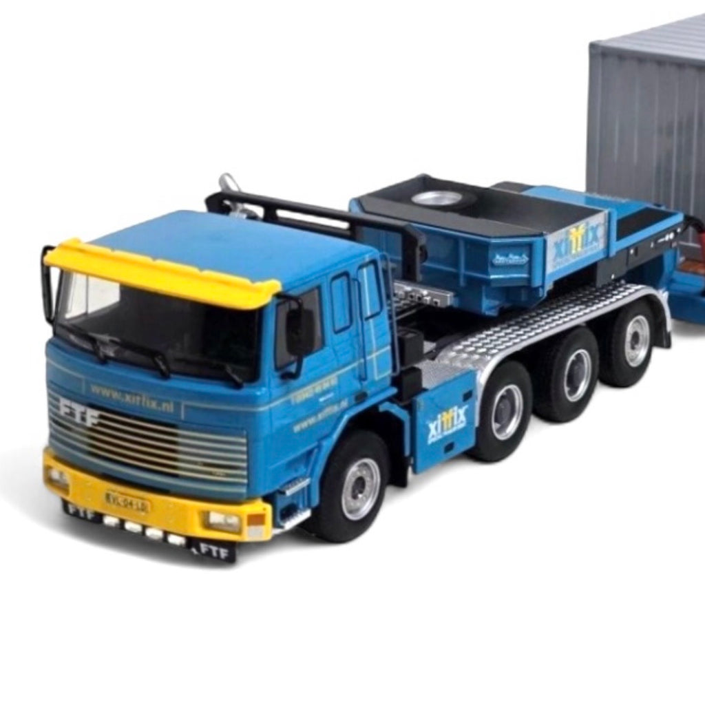 WSI FTF FS Series 8x4 rear steer with Nooteboom Euro Low Loader ad 20ft Container Xiffix Trailer Rental*