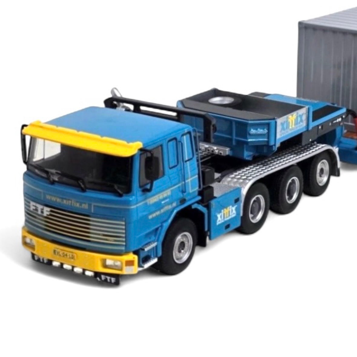 WSI FTF FS Series 8x4 rear steer with Nooteboom Euro Low Loader ad 20ft Container Xiffix Trailer Rental*