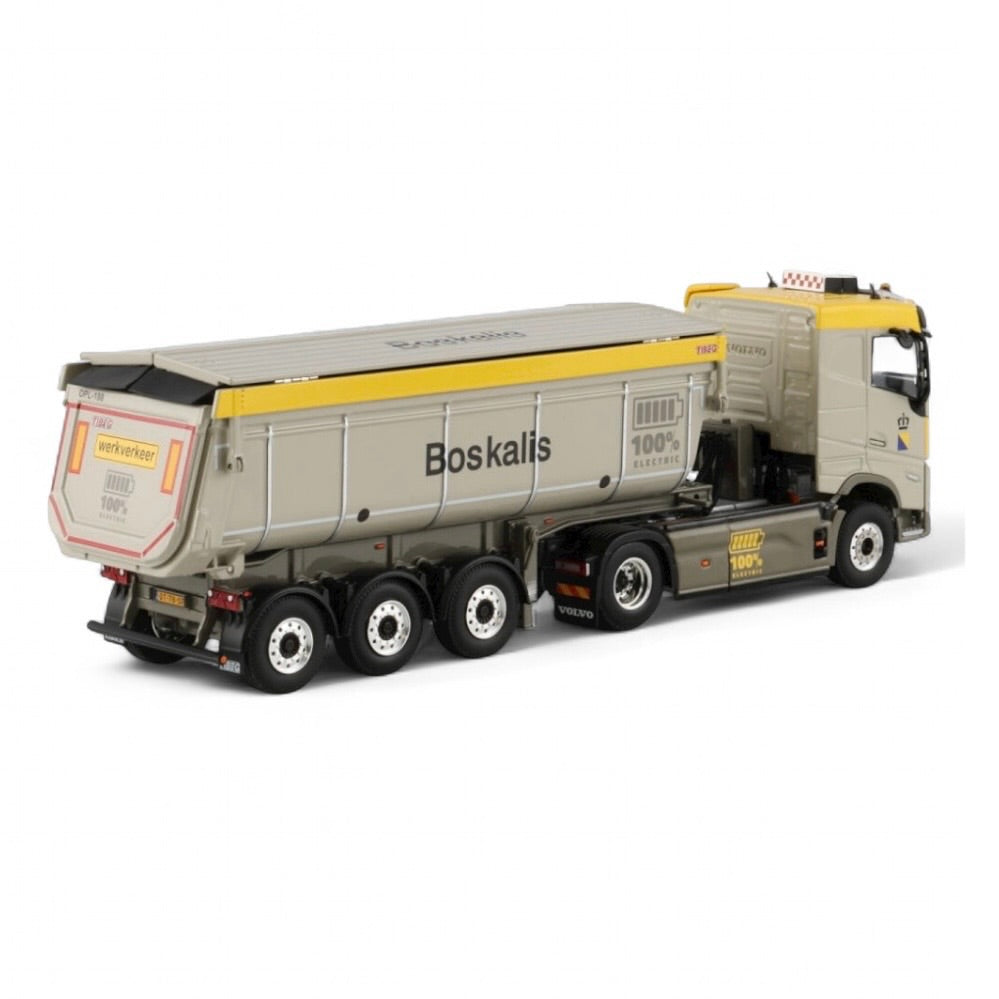 WSI Boskalis Electric Volvo FH5 Sleeper Cab with 3 Axle tipper Trailer
