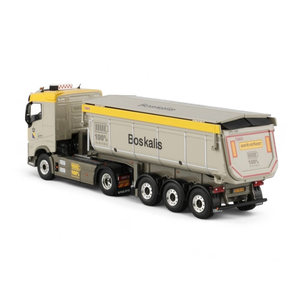 WSI Boskalis Electric Volvo FH5 Sleeper Cab with 3 Axle tipper Trailer