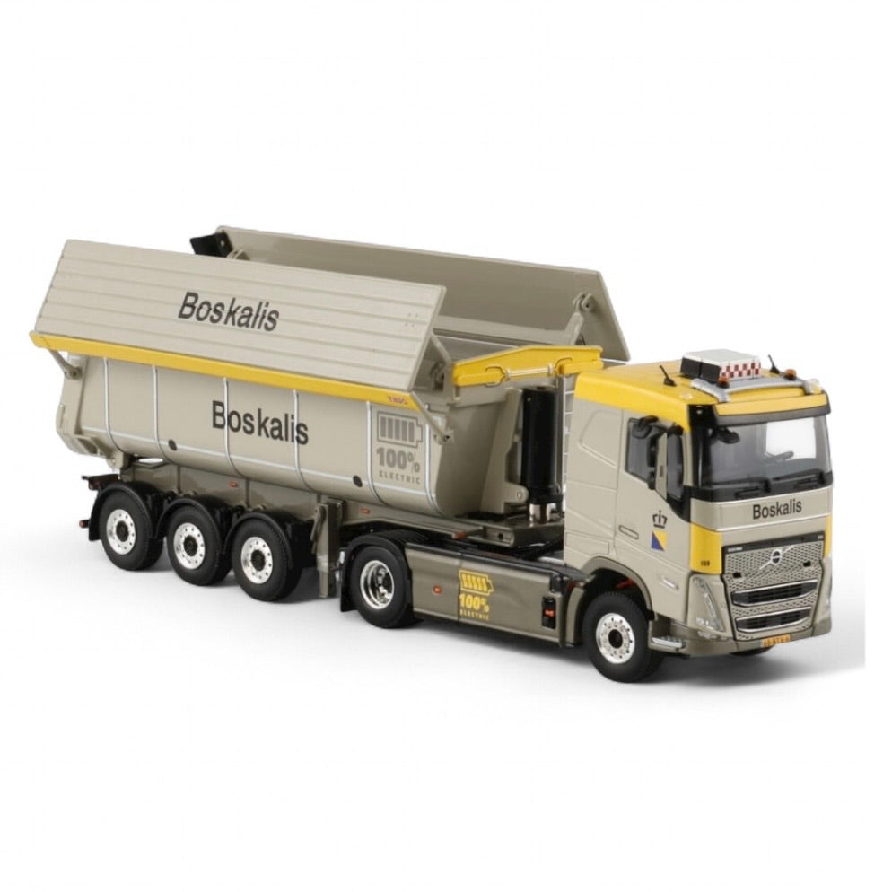 WSI Boskalis Electric Volvo FH5 Sleeper Cab with 3 Axle tipper Trailer