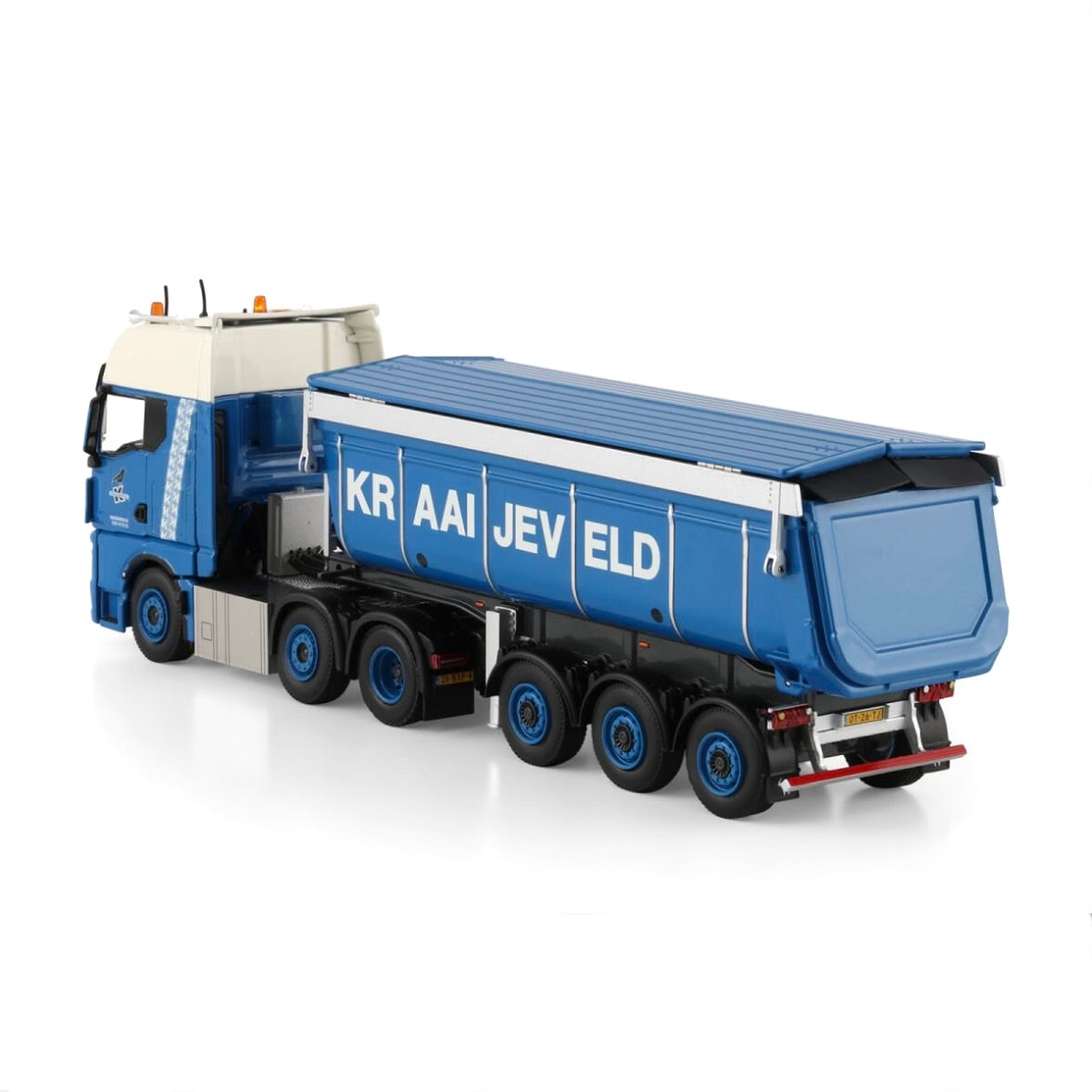 WSI Kraaijeveld MAN TGX GX 6x2 Twin Steer Non Steering Tipper Trailer - 3 Axle