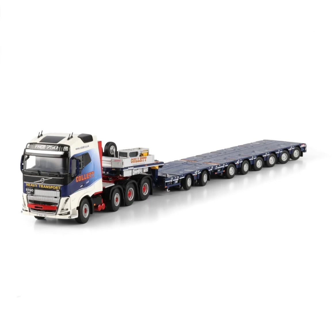 WSI 1/50 ボルボ 8x4 + 5ac Nooteboom 梱包条件有 WSI Collett Volvo FH5 8x4 Nooteboom Manoovr Low Loader 1:50 | dmb