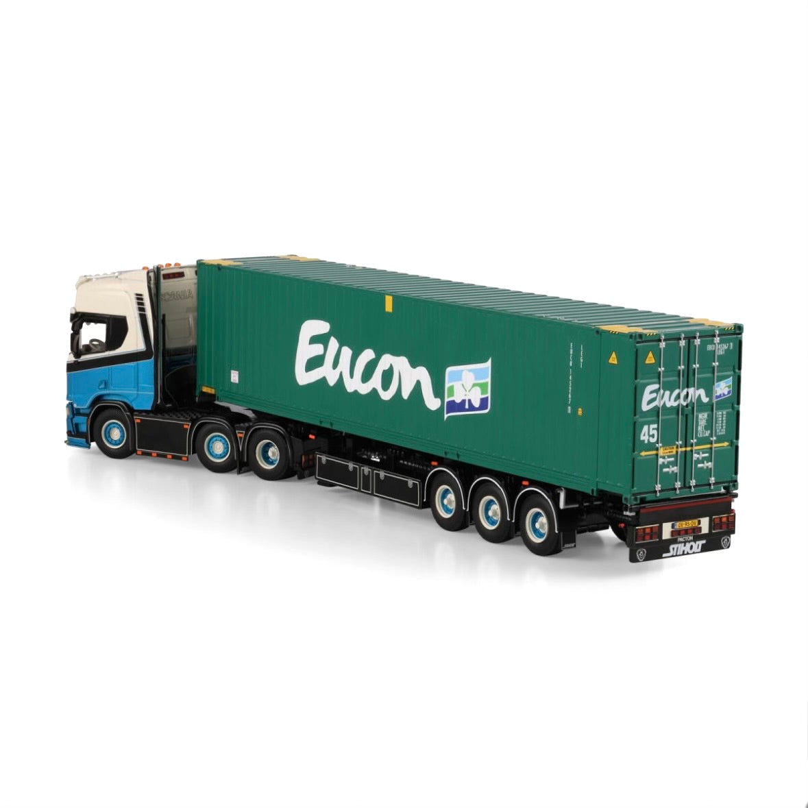 WSI BD Logistics Scania R Highline CR20H 6x2 Twin Steer Flex Container Trailer - 3 Axle