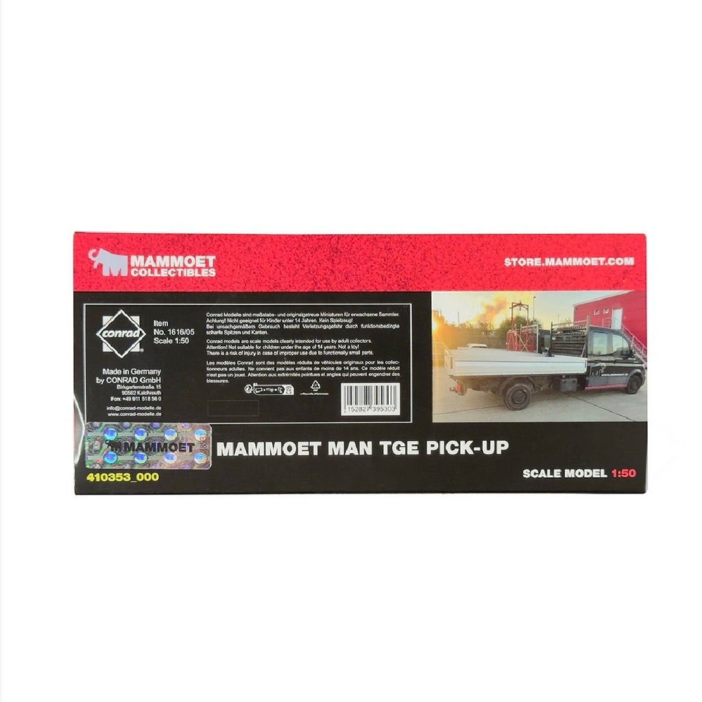 Conrad Mammoet MAN TGE Pick-Up 1:50 Scald Model