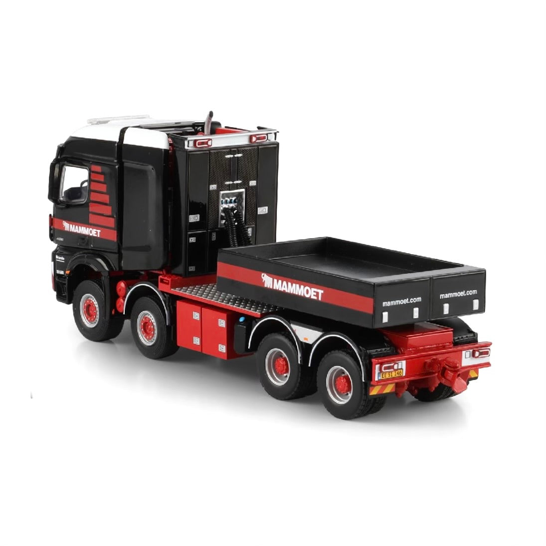 WSI Mammoet MB Arocs MP5 SLT Stream Space 8x6 + Ballast Box 150 scale model