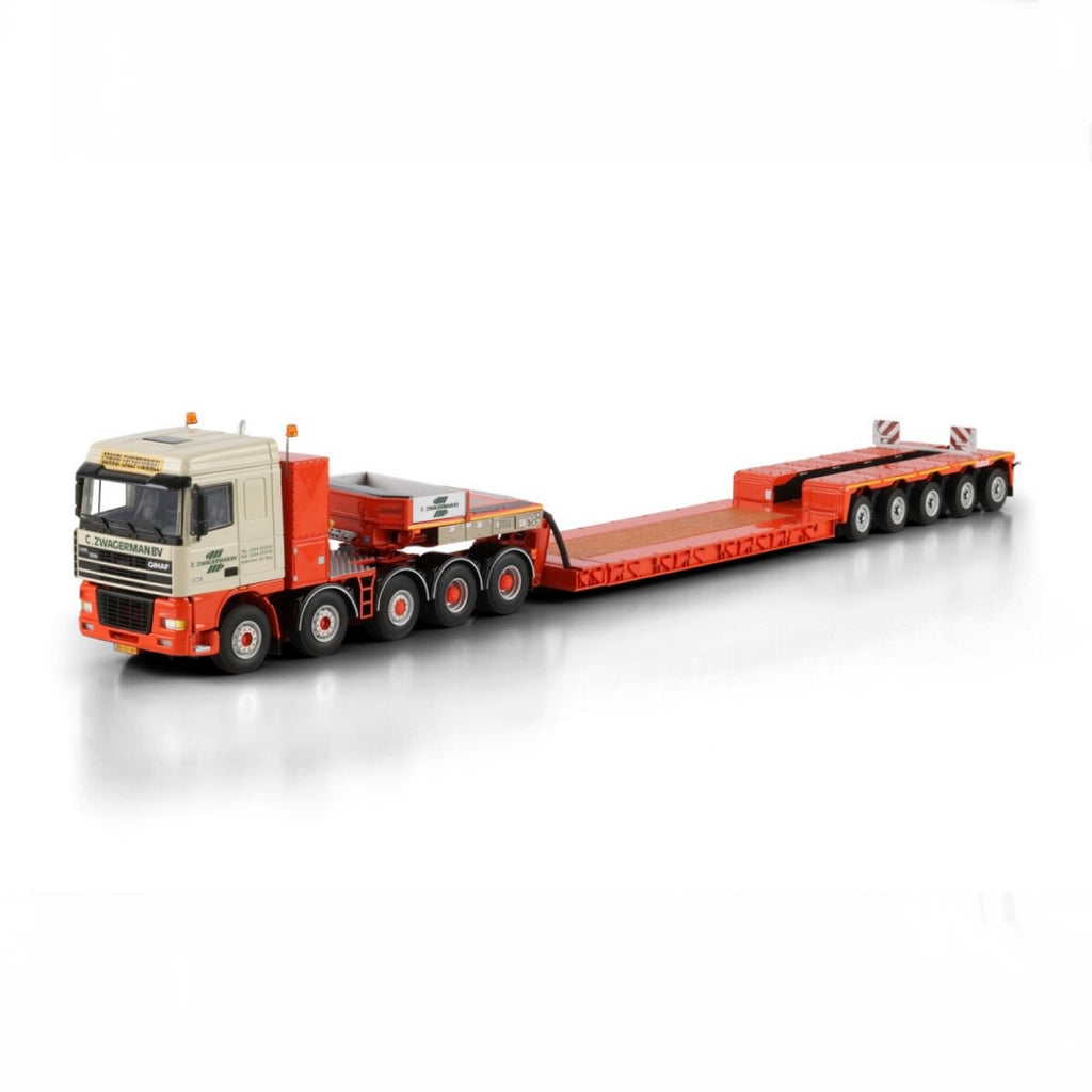 WSI C. Zwagerman GINAF DAF 95XF Space Cab 10x4 with 5 Axle Nooteboom PX Low Loader*