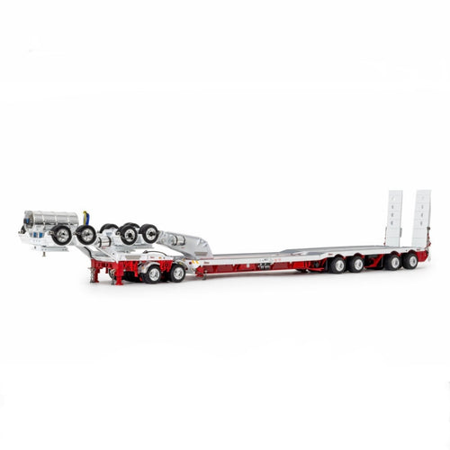 Drake Australian 4x8 Drop Deck Swingwing Low Loader trailer + 2x8 Dolly White/Red