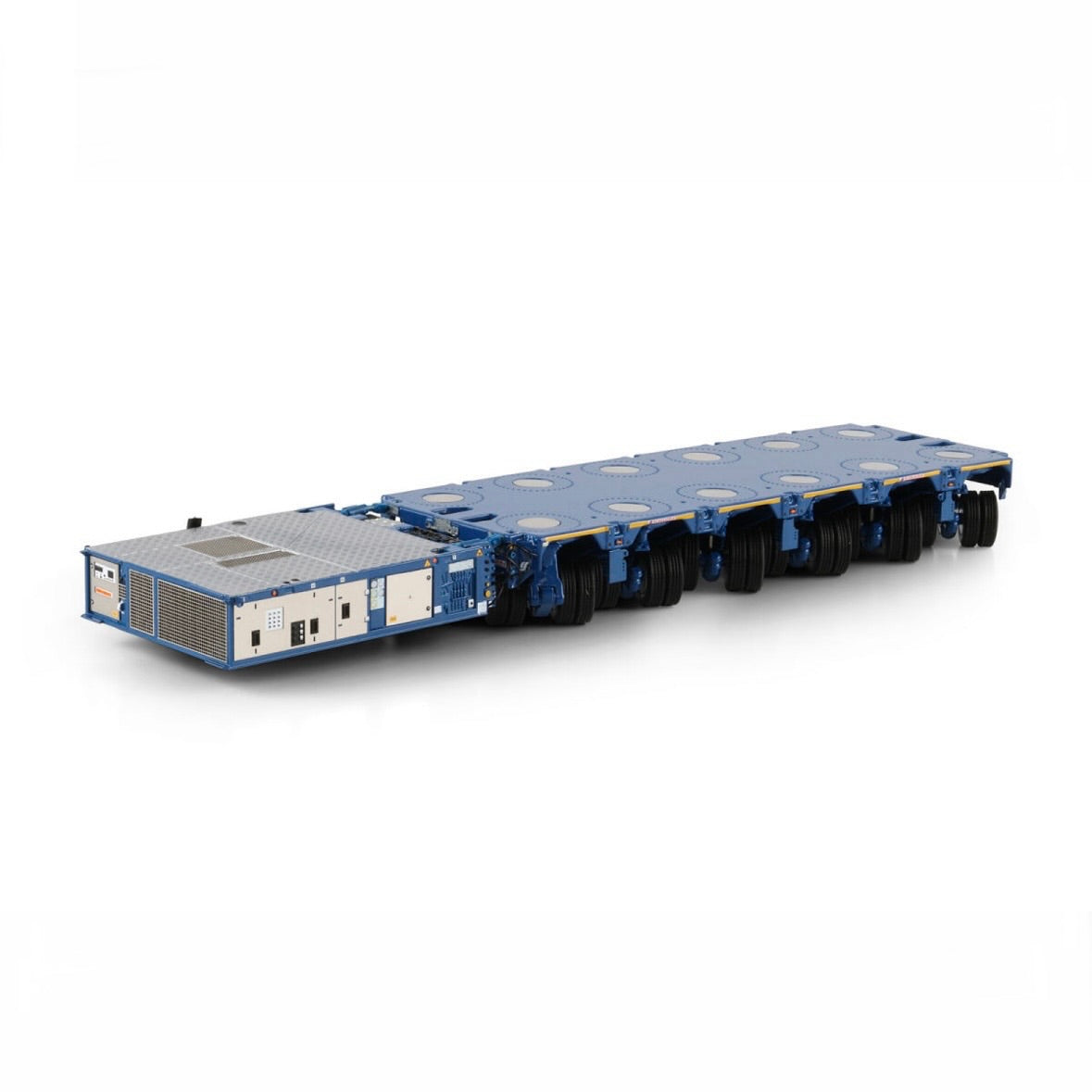 WSI Scheuerle Intercombi SPE 6 Axle Self Propelled Trailer and Power Pack in Blue detail view