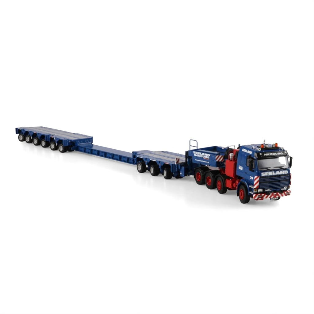 WSI Seeland Scania 3 Series 8x4 with Scheuerle Intercombi 3+2+4 Axle Spinebed Trailer