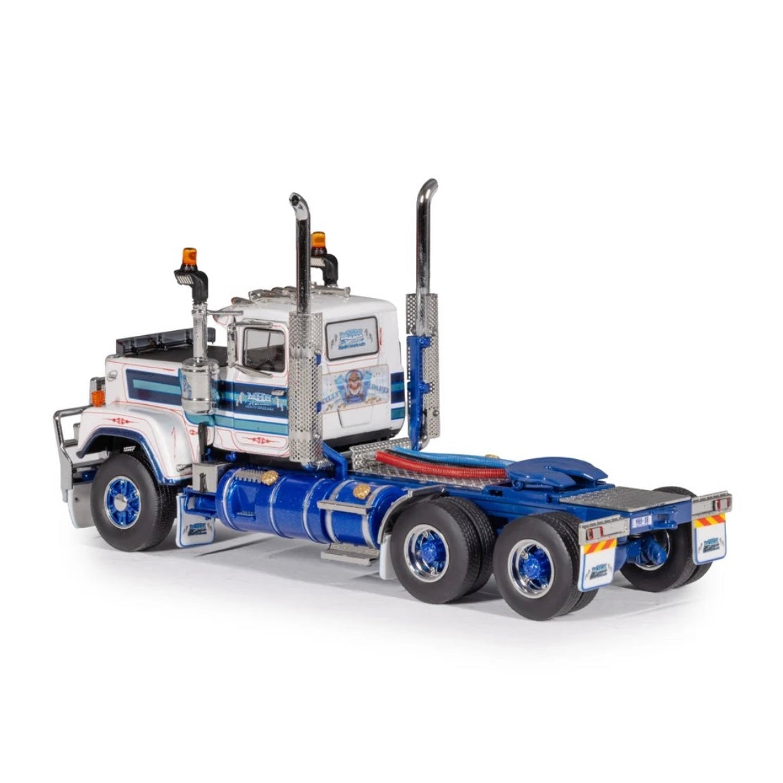 Drake Mactrans Early Superliner II 1985-1991 Mack Day Cab rear left view