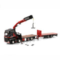 WSI Mammoet Scania 8x2 + Load Crane & Mid Axle Flatbed Trailer*