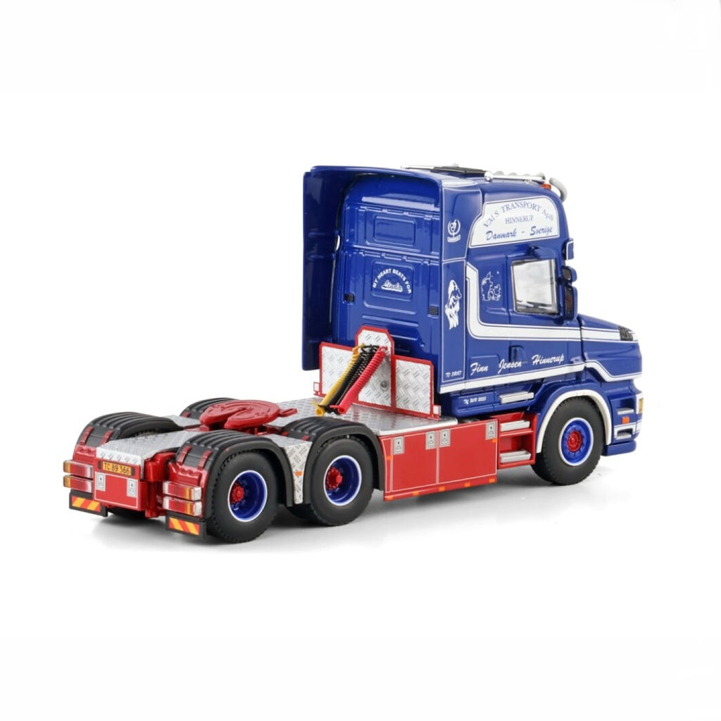 WSI Finn Jensen Hinnerup Scania 4 Series Torpedo Topline 6x2 Tag Axle