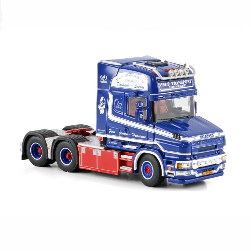 WSI Finn Jensen Hinnerup Scania 4 Series Torpedo Topline 6x2 Tag Axle