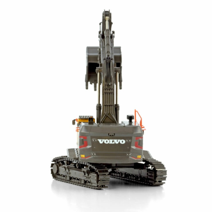 WSI Volvo EC950F Hydraulic Excavator in Yellow / Grey Factory Colours rear view