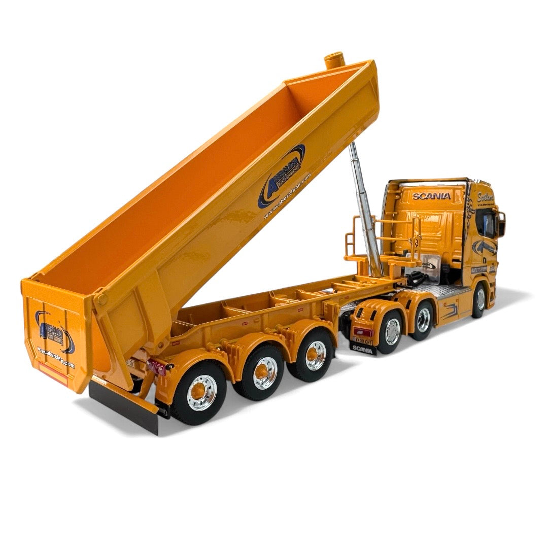 WSI Aberclean Scania S730 Highline 3 Axle Tipper 1:50 - dmb models