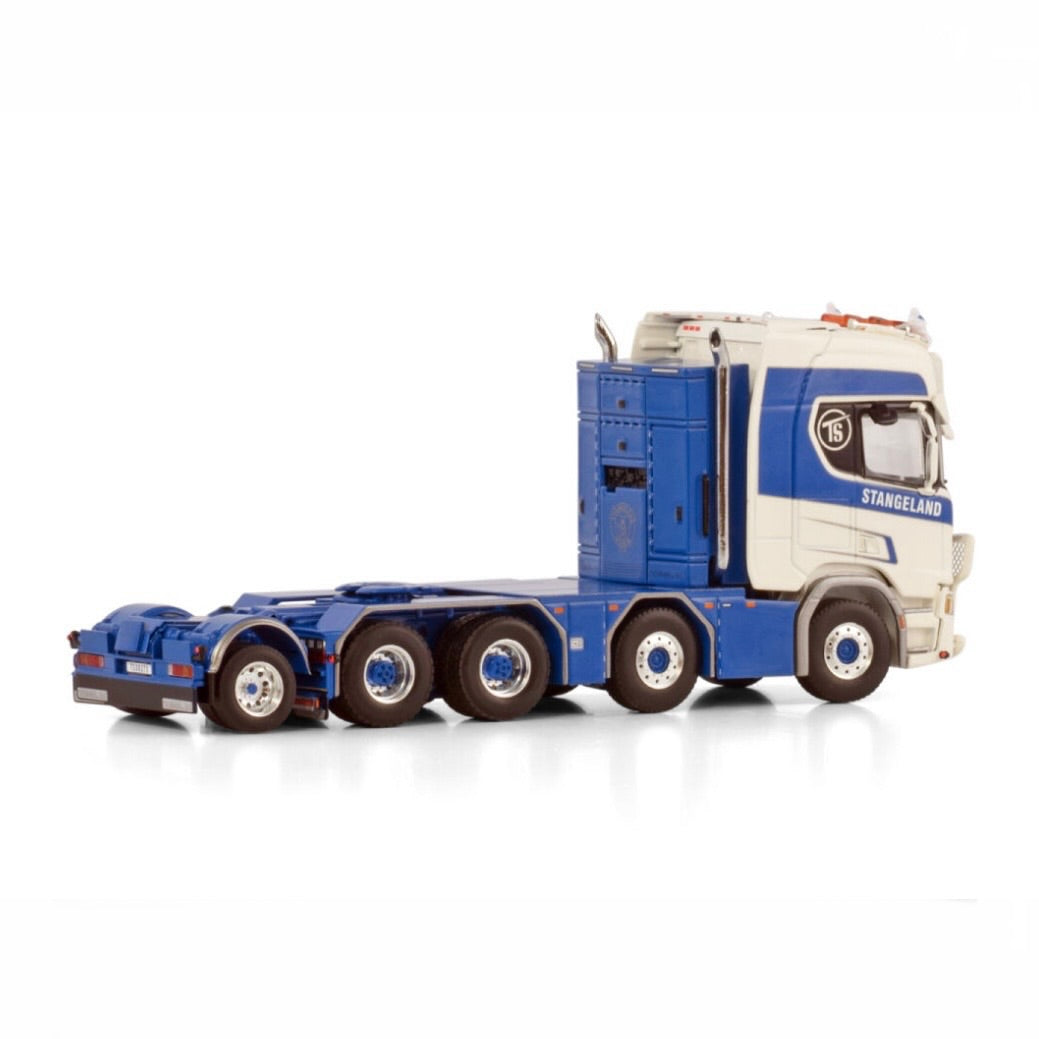 WSI Stangeland Scania R Highline CR20H 8x4 with optional Add On Axle