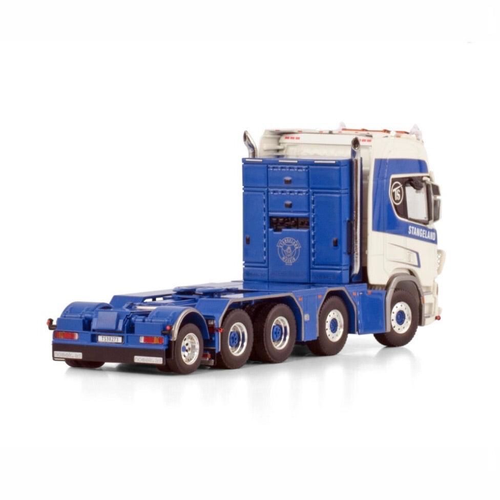 WSI Stangeland Scania R Highline CR20H 8x4 with optional Add On Axle