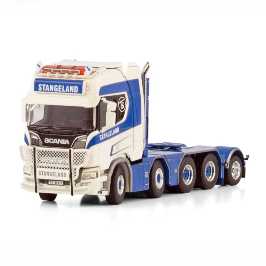 WSI Stangeland Scania R Highline CR20H 8x4 with optional Add On Axle