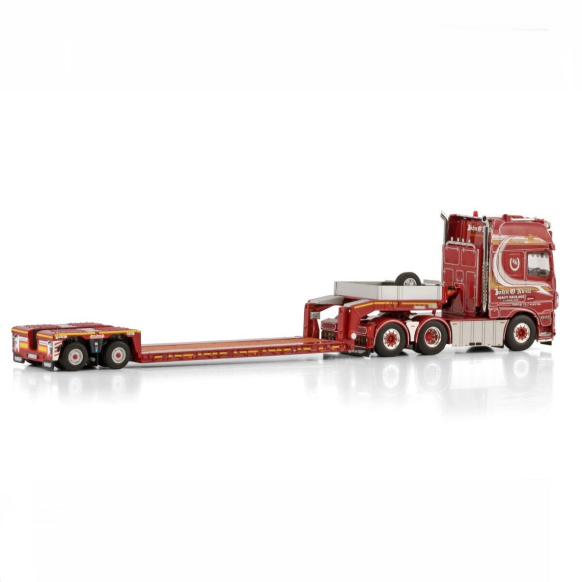 WSI John O'Neill DAF XF Super Space Cab 6x2 Tag with Nooteboom Euro PX Low Loader