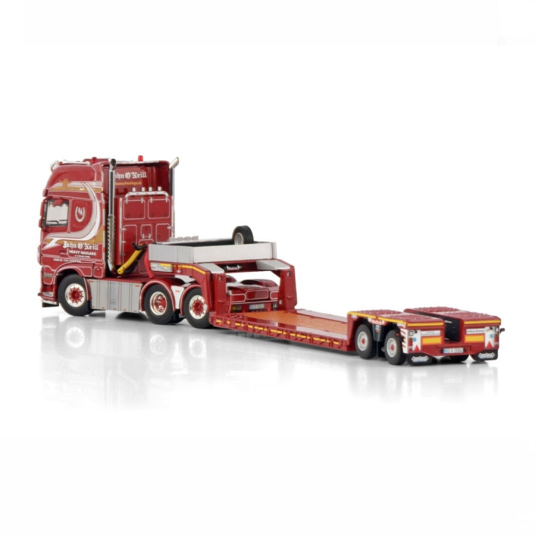 WSI John O'Neill DAF XF Super Space Cab 6x2 Tag with Nooteboom Euro PX Low Loader