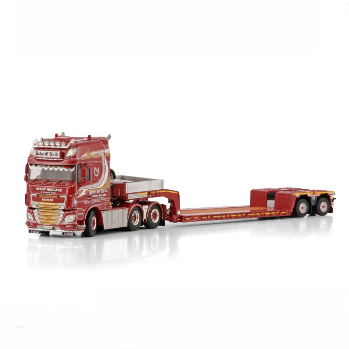 WSI John O'Neill DAF XF Super Space Cab 6x2 Tag with Nooteboom Euro PX Low Loader