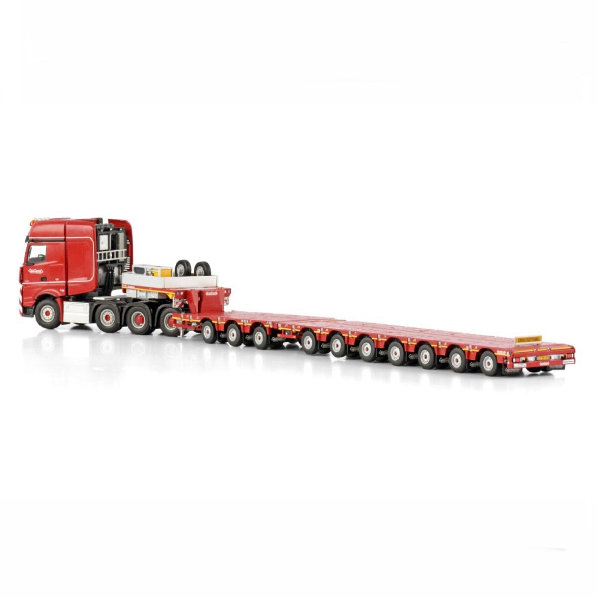 WSI Nooteboom Redline Mercedes Actros MP5 Giga Space SLT with Manoovr 3+7 Low Loader