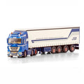 WSI JSB Swijnenburg Mercedes Actros MP3 LH 6x2 with 4 Axle Curtainside Trailer