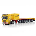WSI Flossdorf Scania S Highline CS20H with 6 Axle Ballast Trailer & 10ft Container