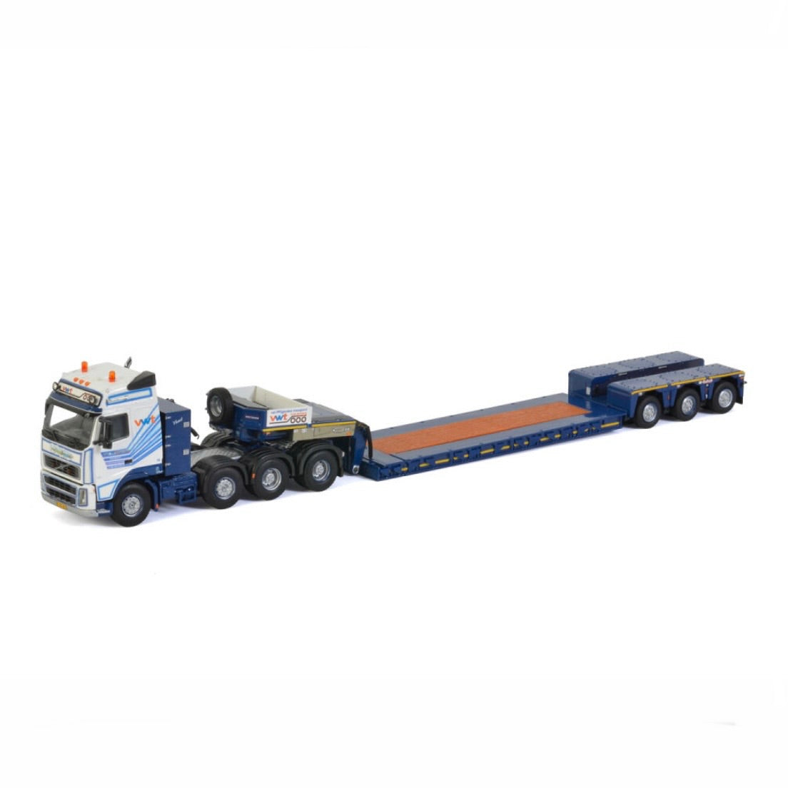 WSI Van Wijgerden Volvo FH2 Globetrotter 8x4 with Nooteboom 3 axle PX Low Loader