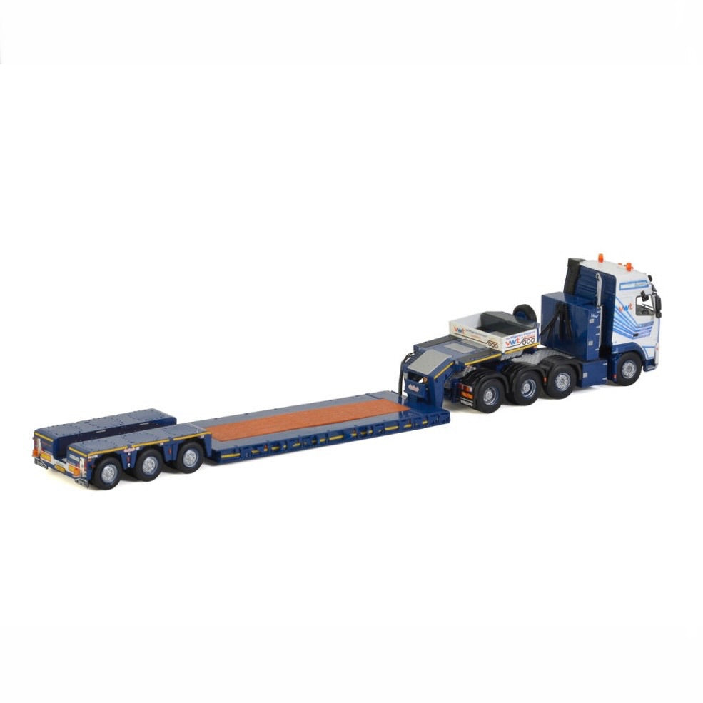 WSI Van Wijgerden Volvo FH2 Globetrotter 8x4 with Nooteboom 3 axle PX Low Loader