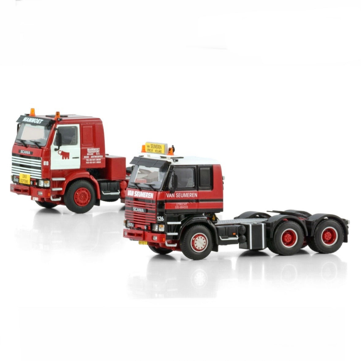 WSI Mammoet & Van Seumeren Scania 142 6x4 Classic Twin Set