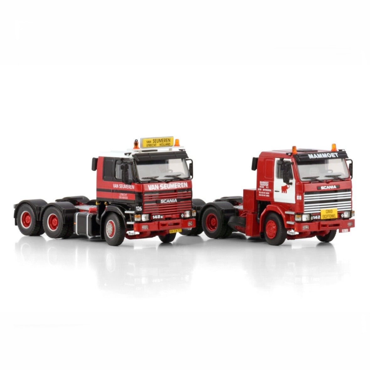 WSI Mammoet & Van Seumeren Scania 142 6x4 Classic Twin Set