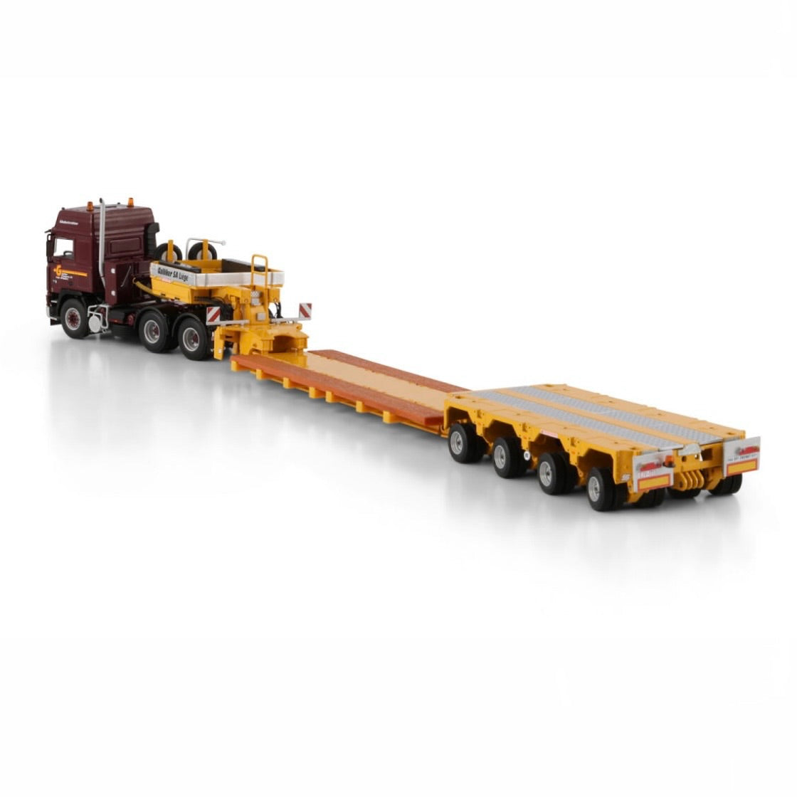 WSI Galliker Volvo F16 Globetrotter 6x4 with Scheuerle Intercombi Spine Bed 4 Axle Low loader
