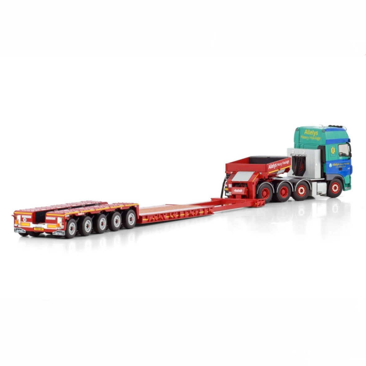 WSI Allelys DAF XF SSC MY2017 8x4 with 5 Axle Euro Pendle-X Low Loader
