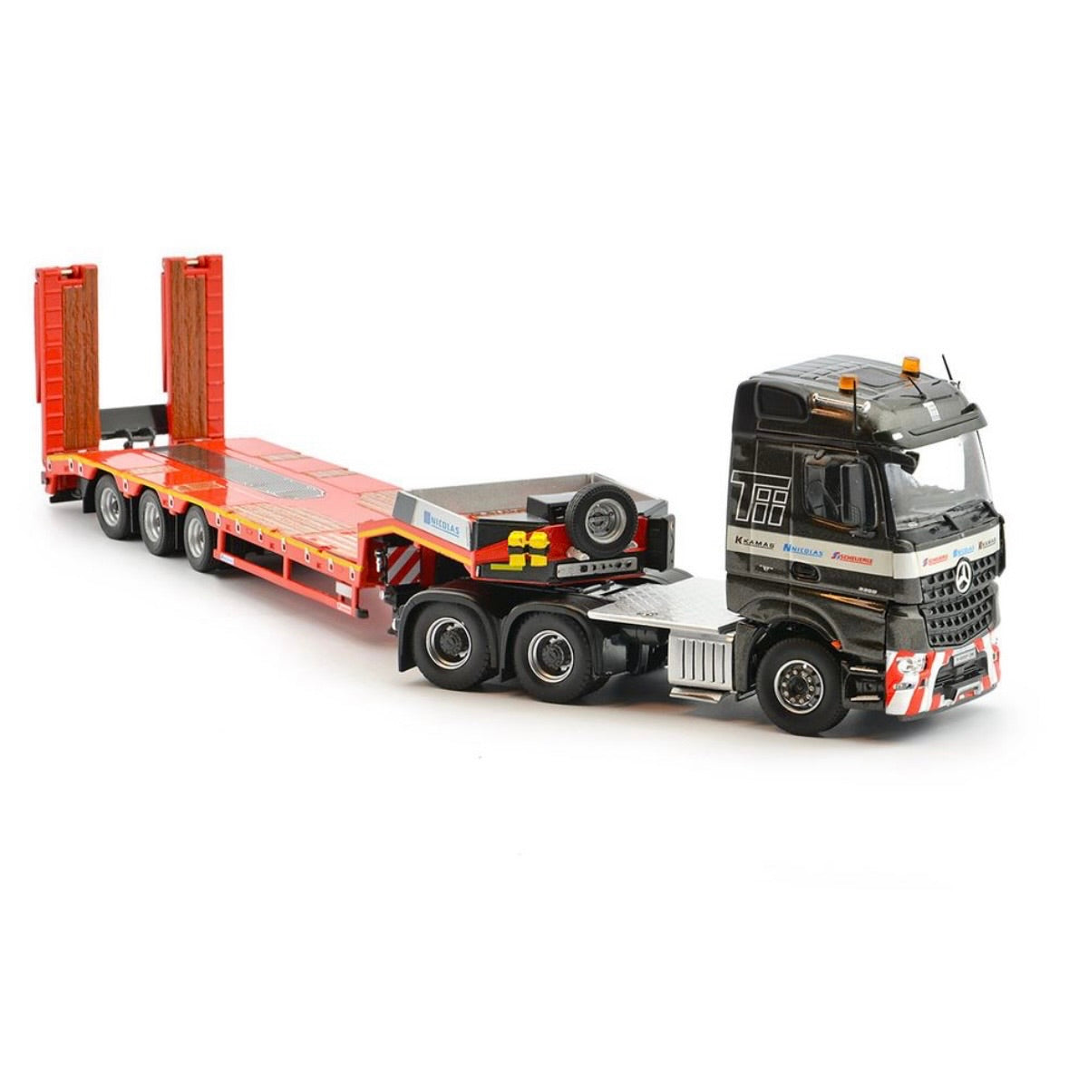 IMC Tii Mercedes Benz Arocs 2 Gigaspace 6x4 Scheuerle Nicolas Euroflex Semi Low Loader