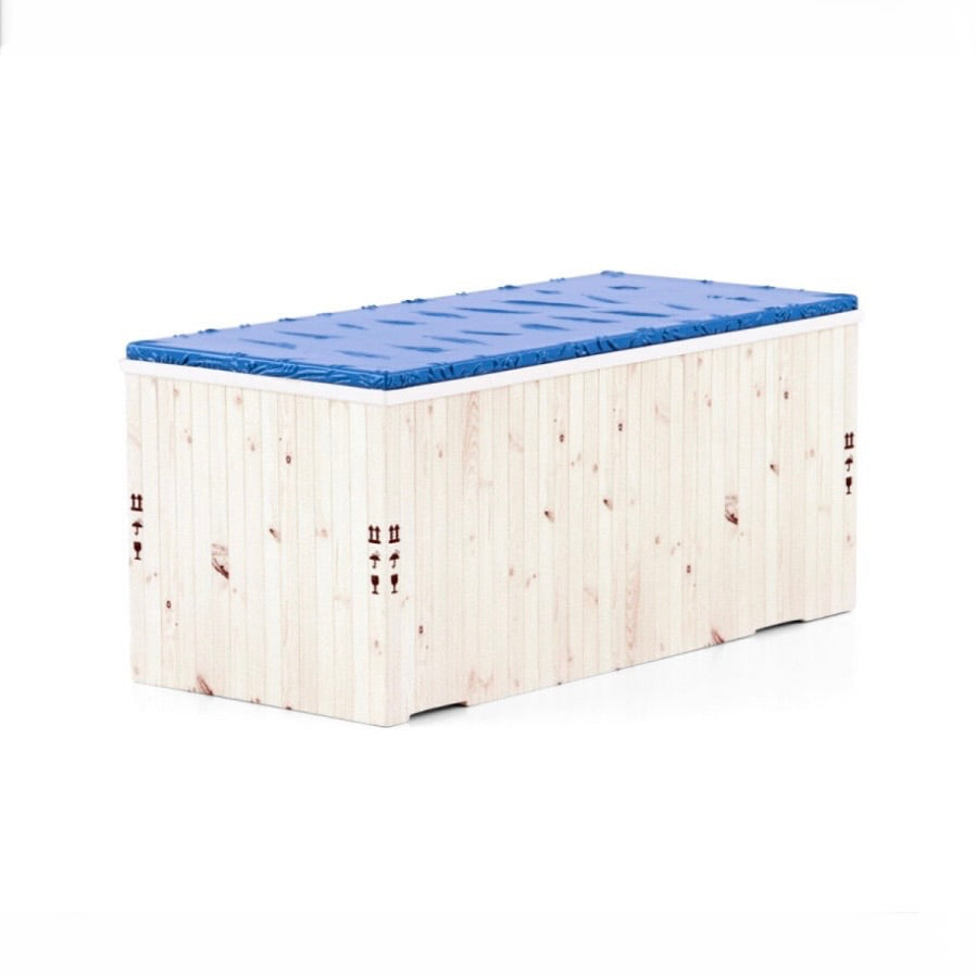 WSI Low Wooden Box Crate with Top Seal Load (132 x 60 x 9 mm)