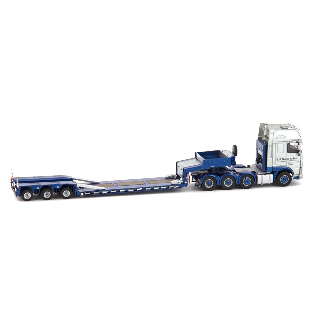 IMC / Tekno R A Bugler & Son  Transport DAF XF SSC Euro6 8x4 with Goldhofer 3 Axle Low Loader