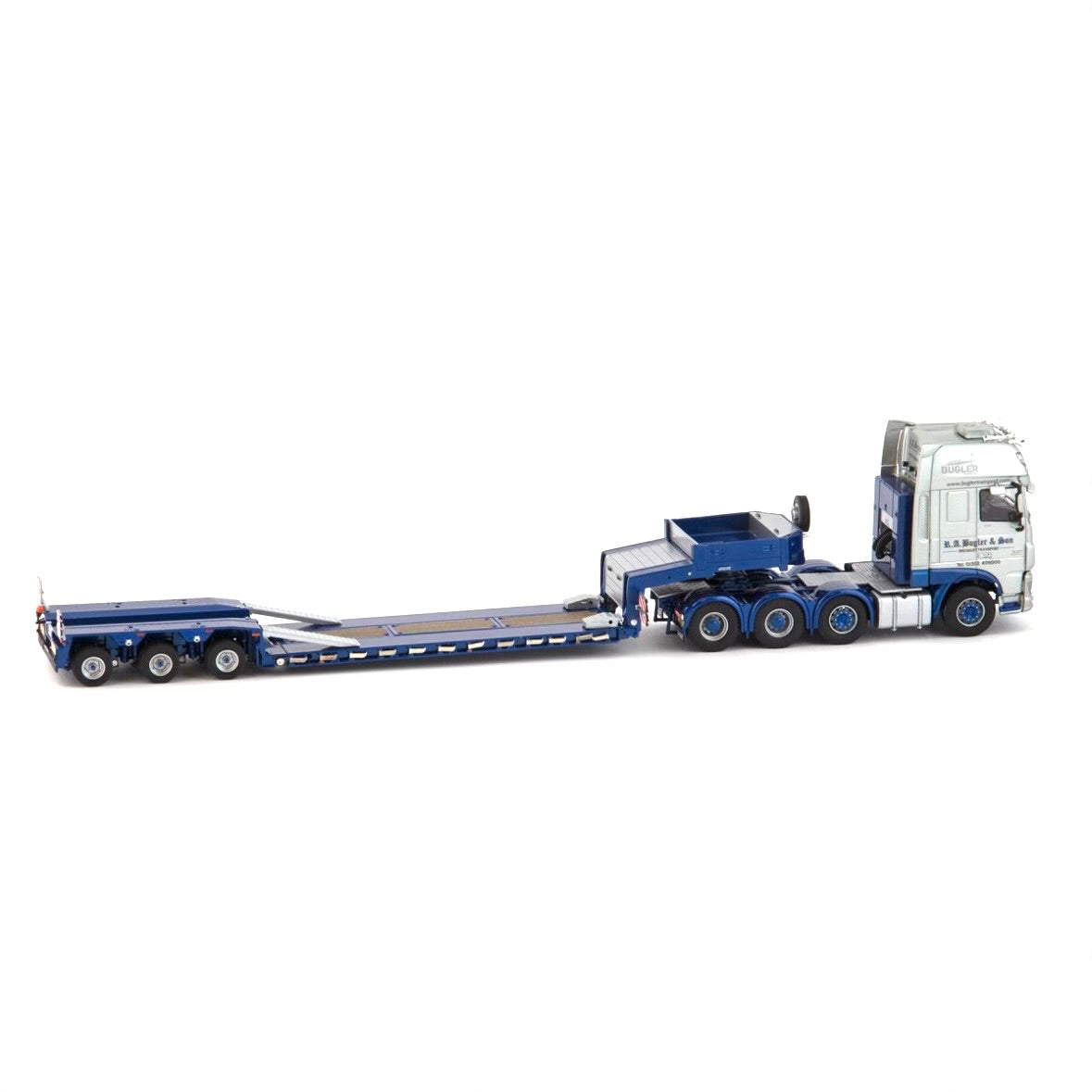 IMC / Tekno R A Bugler & Son  Transport DAF XF SSC Euro6 8x4 with Goldhofer 3 Axle Low Loader
