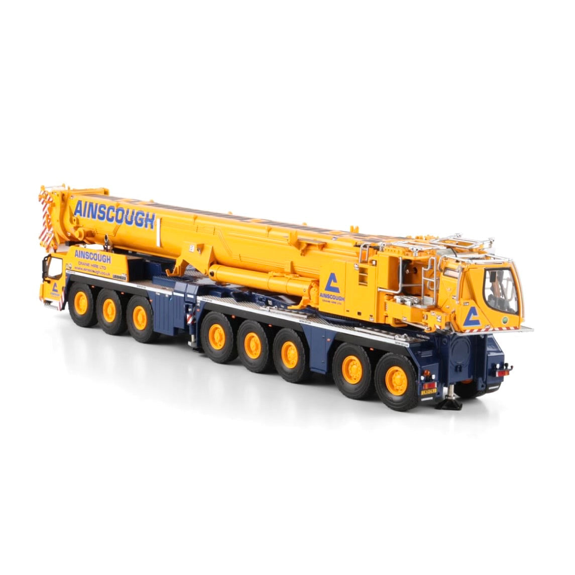 WSI Ainscough Liebherr LTM 1650-8.1 Mobile Crane rear side view